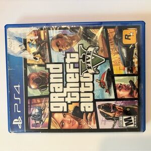 Grand Theft Auto V PS4 Video Game - Multi Color Cover